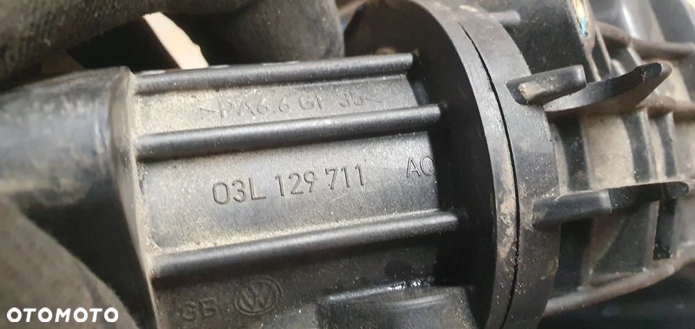 Kolektor ssący nastawnik klap VW Golf VI 6 Plus 1.6 TDI 03L129086A 03L129711AQ - 9