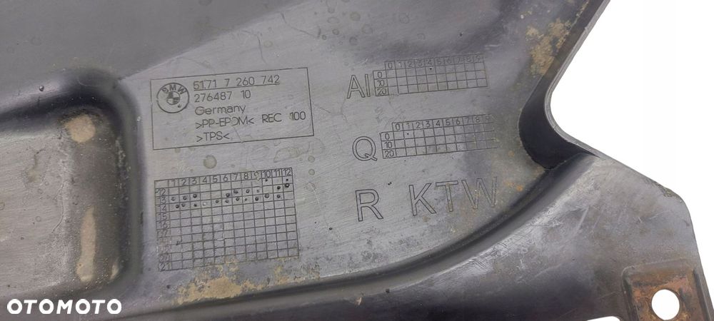 Bmw F32 F33 F36 Lci Nadkole Osłona Dolna Prawa Przód Trójkąt 7260742 - 6
