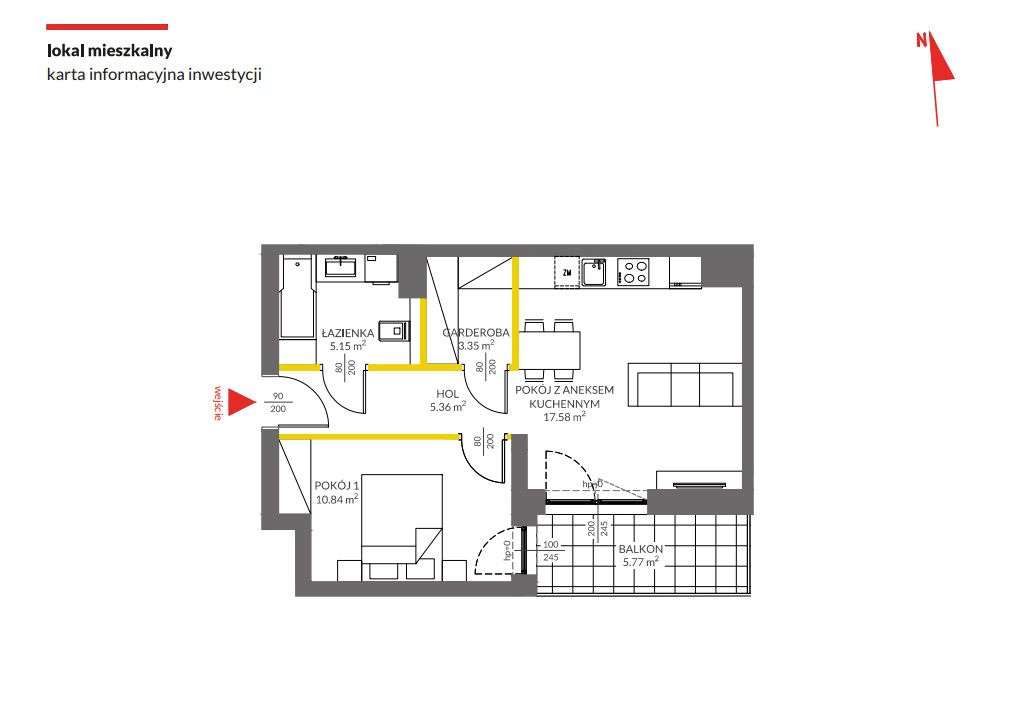Gotowe 2 Pok. 42m²| Balkon|-1500 ZŁ z m2!| Komórka