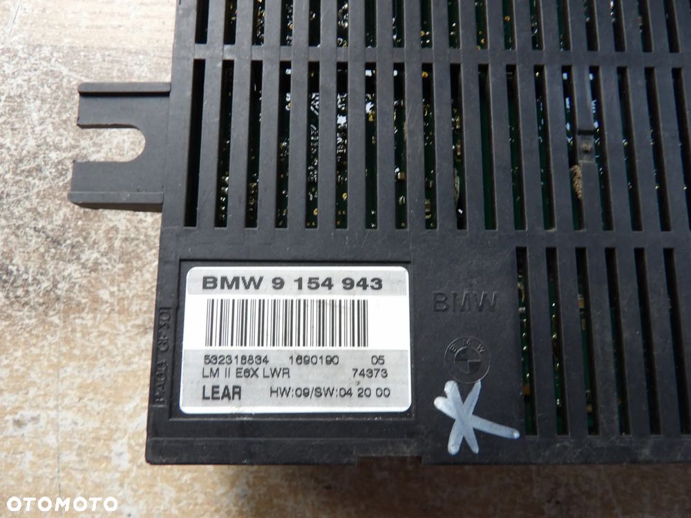BMW - E60,E61 - MODUŁ , STEROWNIK ŚWIATEŁ - 9154943 - 2