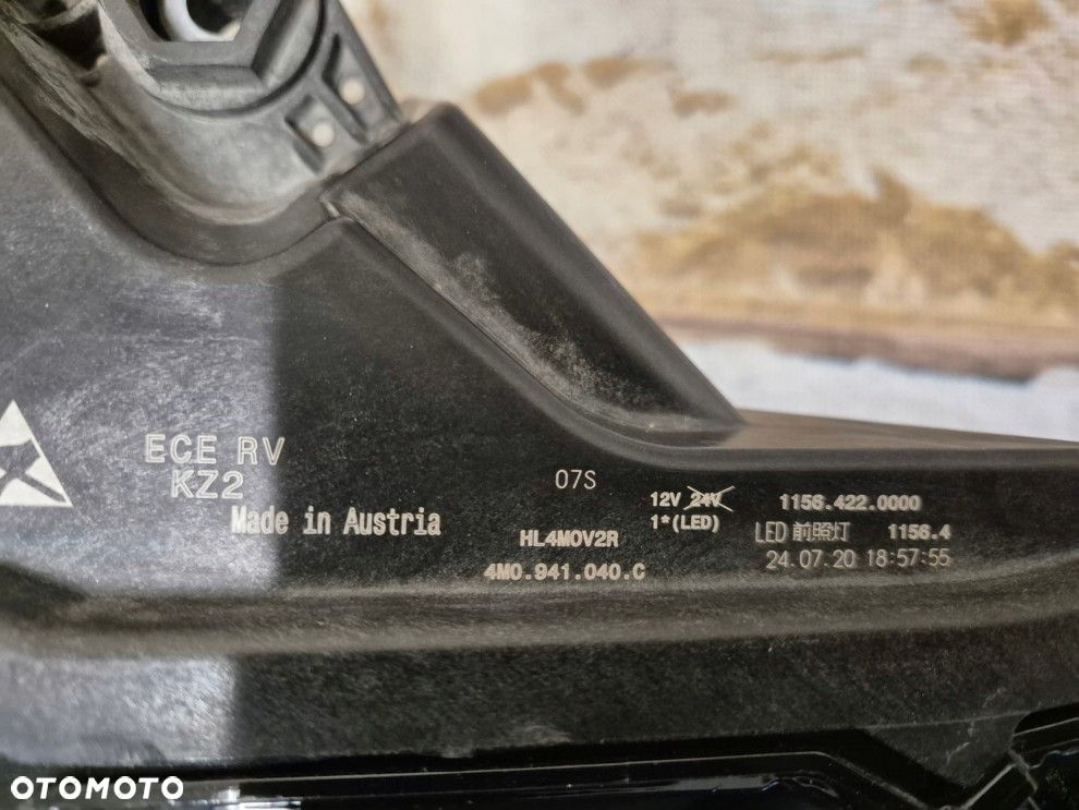 audi q7 lift 22\'\' 4m0 941 040c matrix led europa prawa - 4