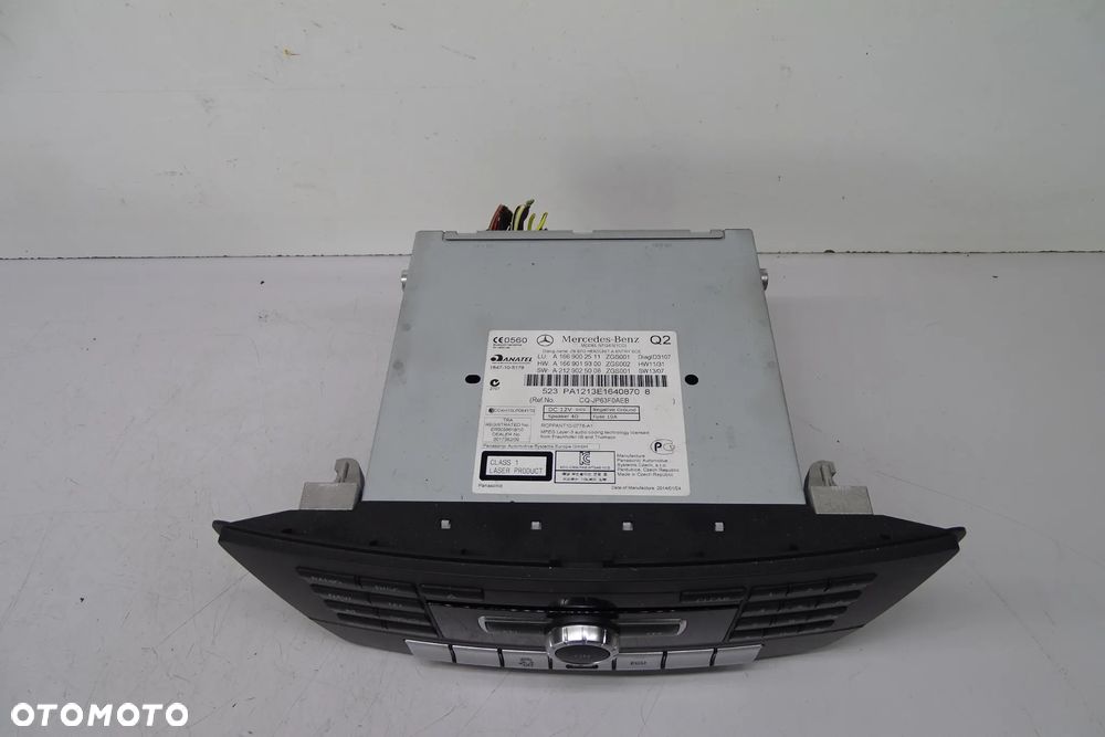 Radio Nawigacja Wyświetlacz Mercedes ML W166 166  GPS NAVI 1669002511 - 5