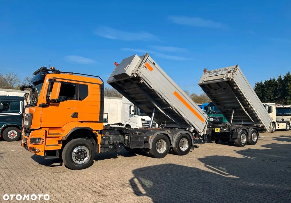 MAN TGS 26.510 6x4 + Przyczepa Kempf 3-Stronny Wywrot | 510 KM | Automat | - 3