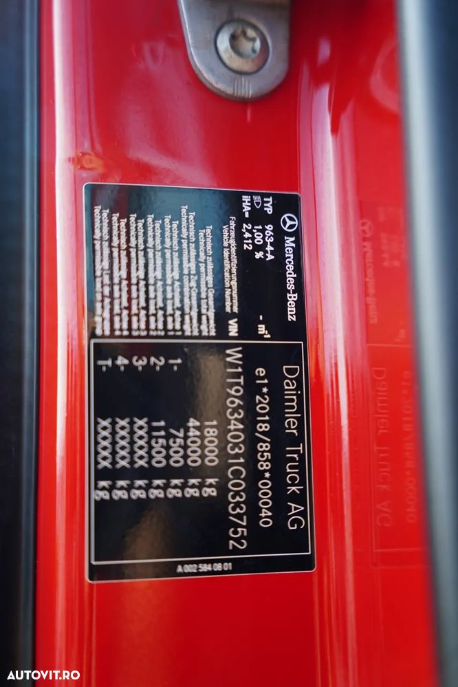 Mercedes-Benz ACTROS 1845 / MP5 / SPAȚIU MARE / ANVELOPE 100% / CONTRACT POST-SERVICE - 37