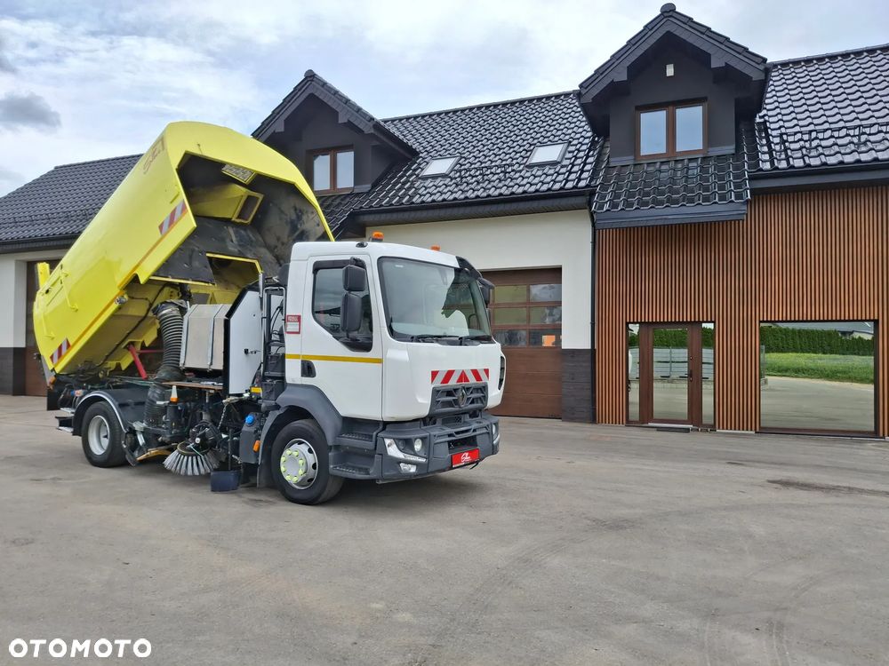 Renault D16 Midlum Zamiatarka SEMAT Zoeller FAUN Karcher Listwy Wysokiego Ciśnienia Szczotki L/R Rura Do Liści 2017r EURO 6 - 17