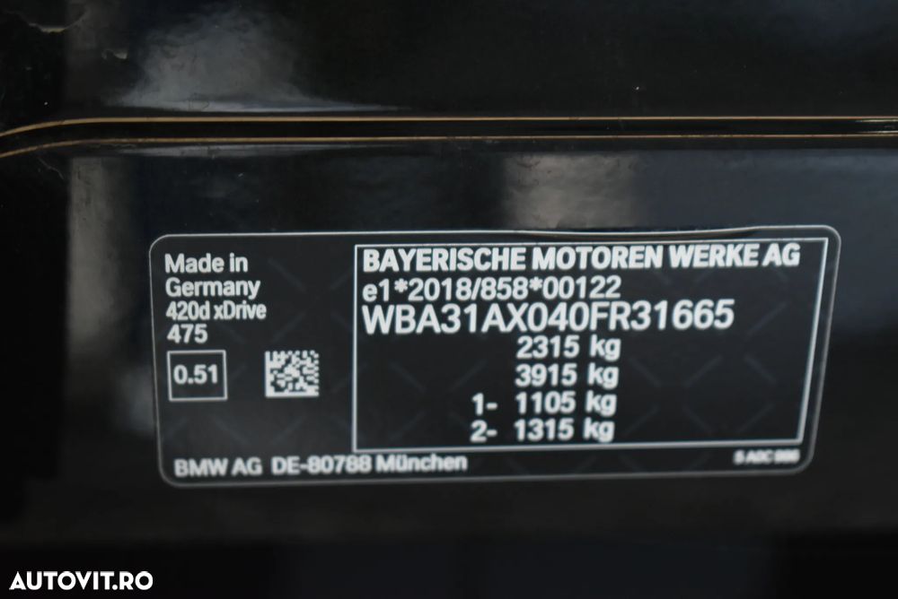 BMW Seria 4 420d xDrive M Sport - 19