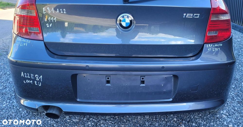 ZDERZAK TYŁ TYLNY BMW E81 E87 A22 SPARKLING GRAPHITE LIFT C111 - 1