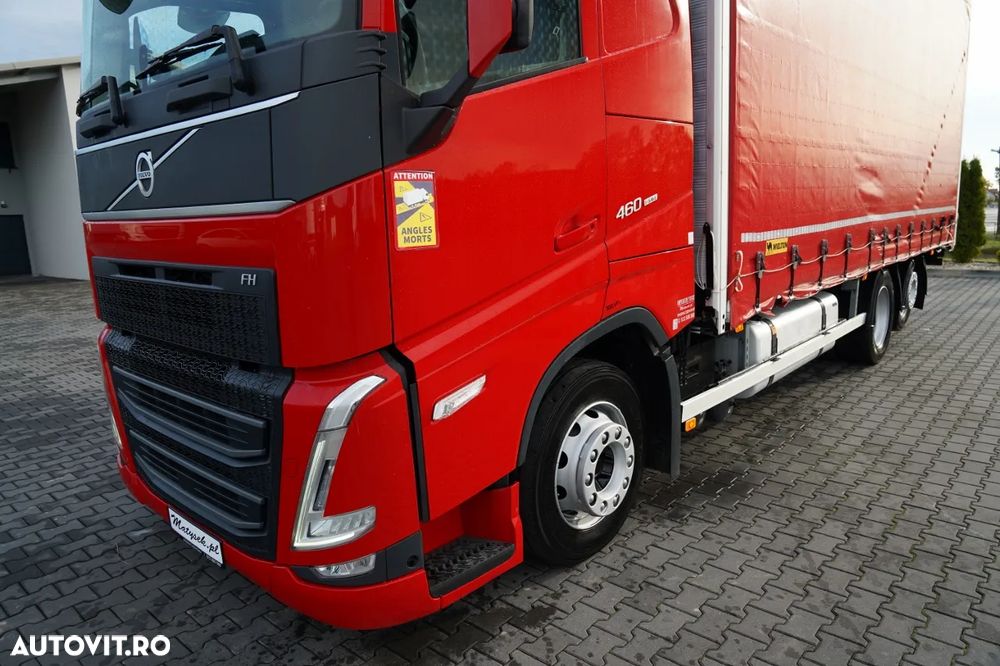 Volvo FH 460 / SOLOWKA / I-SAVE / I-PARK COOL / DIRECȚIE ȘI PUNTE RIDICABILĂ / WIELTON / CORTINĂ ARMATĂ - 10