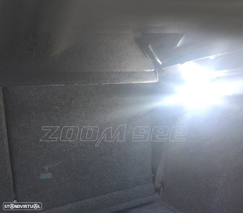 KIT COMPLETO 15 LAMPADAS LED INTERIOR PARA SKODA SUPERB MK 1 SALOON MKI SEDAN 3U4 02-08 - 5