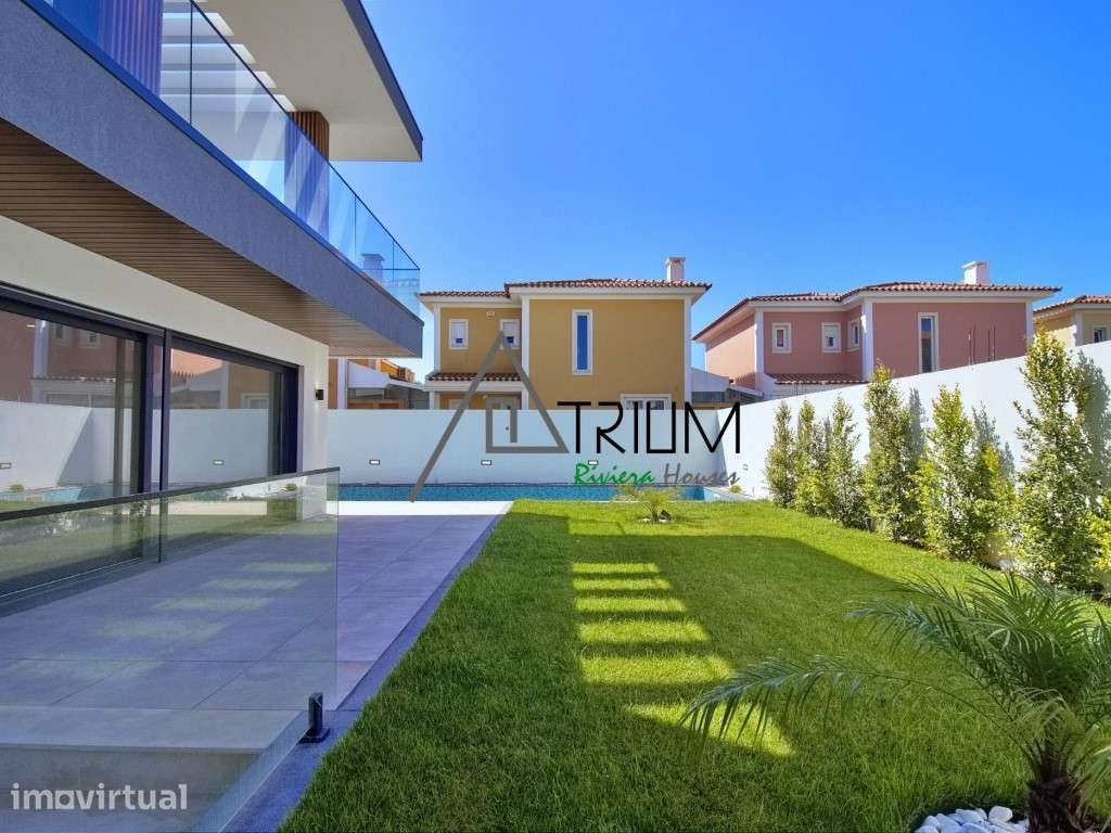 Moradia Contemporânea de Luxo com Piscina Aquecida, Jardim e Cave M... - Grande imagem: 2/50