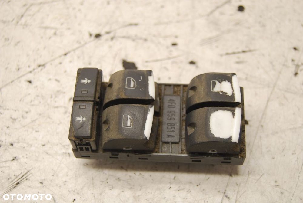 PANEL PRZEŁĄCZNIK SZYB KIEROWCY 4F0959851A AUDI A6 C6 4F0959851 - 1