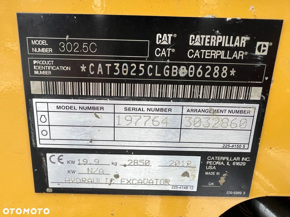 Caterpillar 302.5C * Minikoparka CAT 302.5 * 3 Tony * Długie Ramie * Stan Bardzo Dobry * - 24