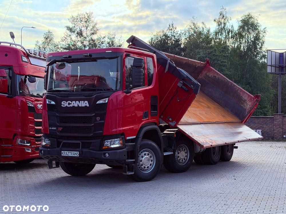Scania Bordmatic MEILLER SCANIA R450 XT z Niemiec 8x4 wywrotka 3 Stronna 2020 - 2