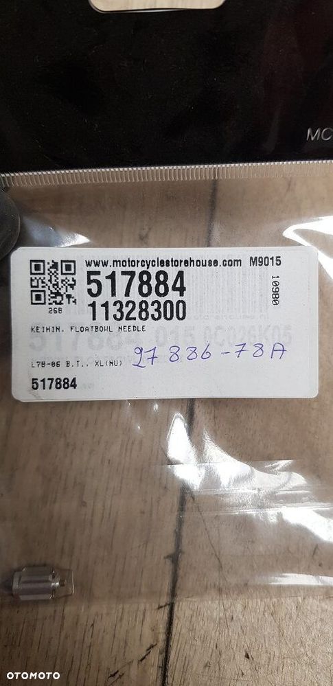 Zawór iglicowy gaźników Keihin Butterfly CV Harley Davidson 27886-78A - 6