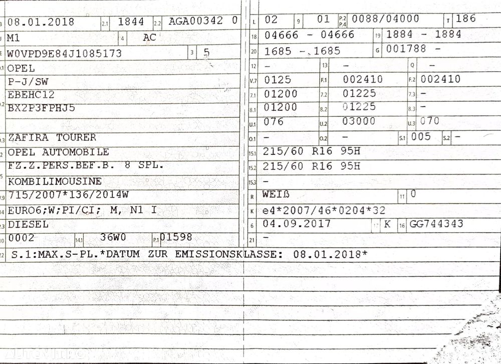 Opel Zafira 1.6 D (CDTi ecoFLEX) Start/Stop Edition - 15