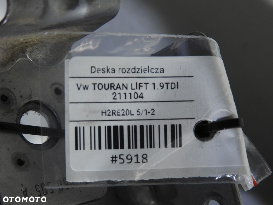 DESKA ROZDZIELCZA KONSOLA VW TOURAN LIFT - 9