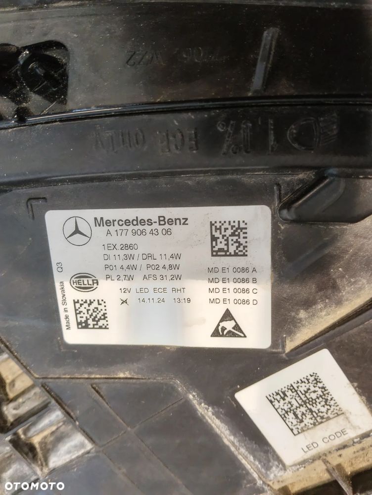 Mercedes-Benz A KLASA W177 LIFT PERFORMANCE KOMPLET LAMP PRZÓD A1779064306 - 6