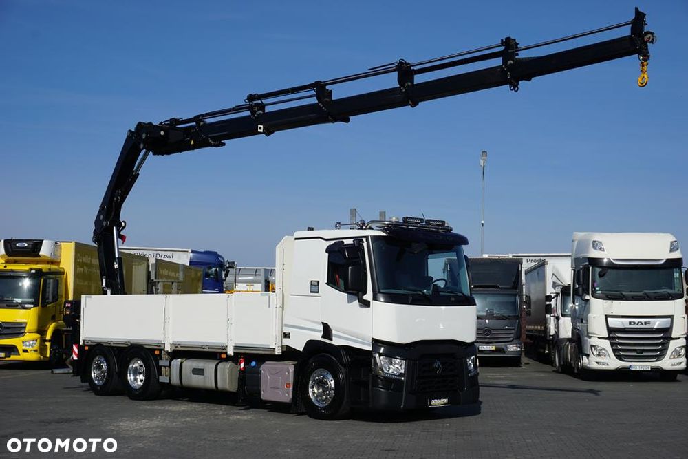 Renault T 380 / 6 X 2 / SKRZYNIOWY + HDS / HIAB 302 E-5 / PILOT / OŚ SKRĘTNA - 2