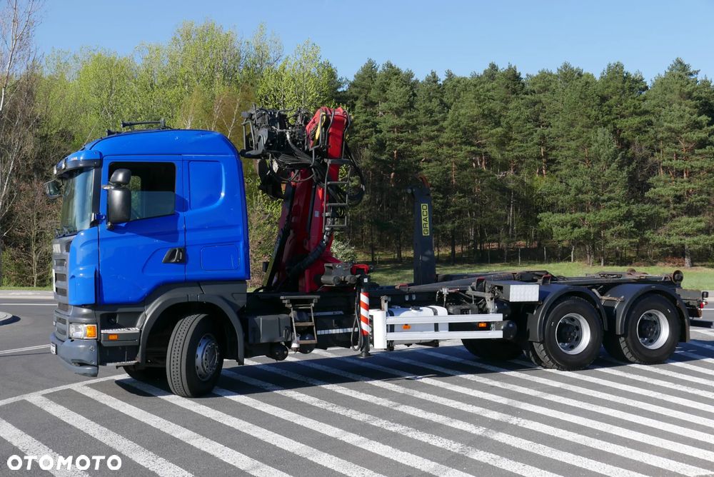 Scania R 380 6X4 RESOR DŹWIG PALFINGER BLOKADA MOSTÓW MANUAL DO ZŁOMU - 24