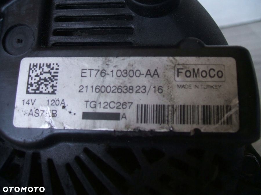 FORD COURIER MK2 1.5TDCI ALTERNATOR FOMOCO ET76-10300-AA - 4