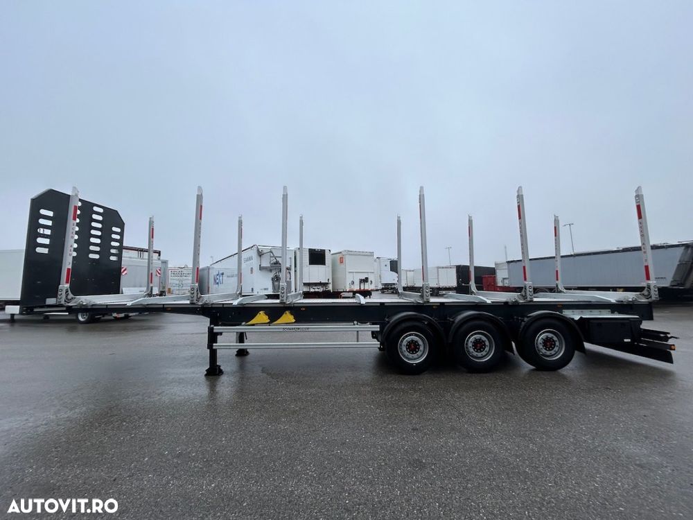 Schwarzmuller Transport busteni, axa liftanta, Axe SAF, 6 perechi racoante, factura externa - 8