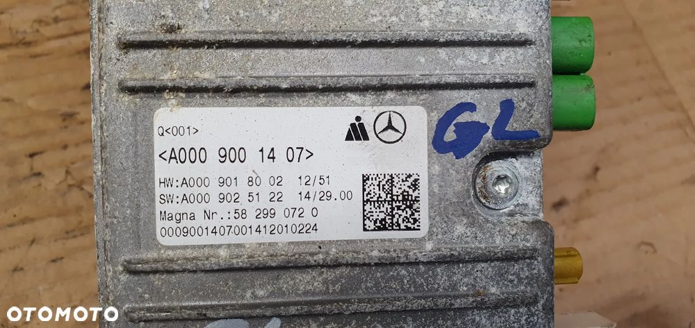 Moduł sterownik kamer 360 Mercedes GL X166 W166 A0009001407 - 3