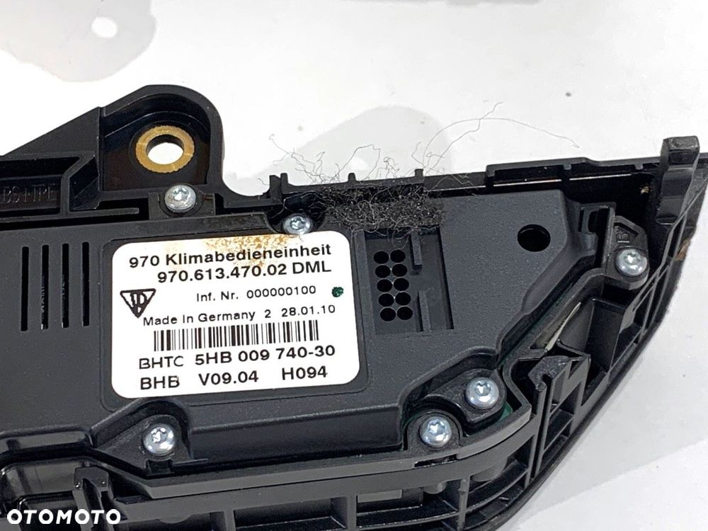 PANEL STEROWANIA NAWIEWU PORSCHE PANAMERA (970) 2009 - 2017 4.8 4S 294 kW [400 KM] benzyna 2009 - - 9