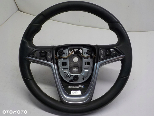 OPEL ASTRA J IV MOKKA KIEROWNICA SKÓRA MULTI