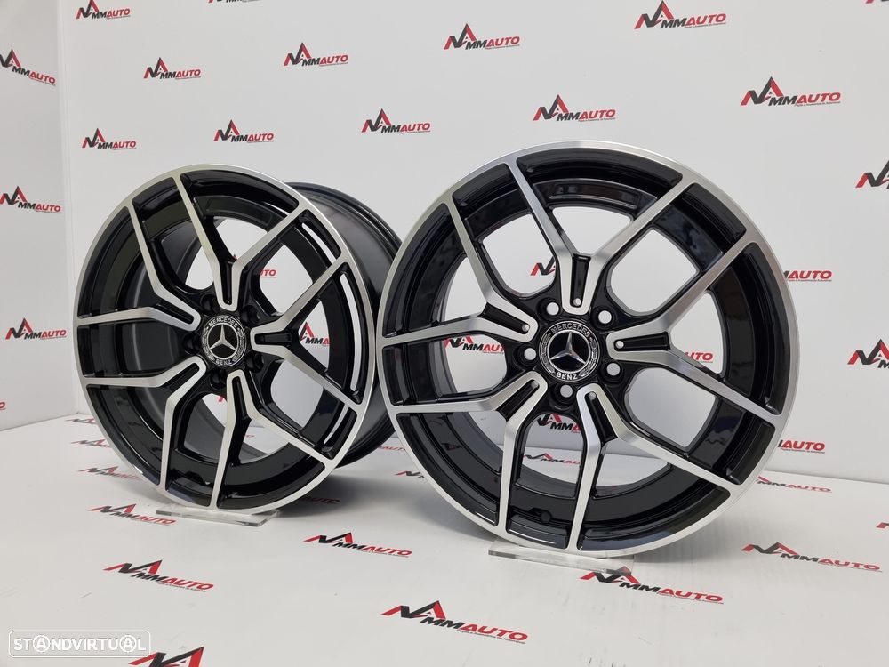 Jantes Mercedes E AMG New Preto Polido 18 - 2