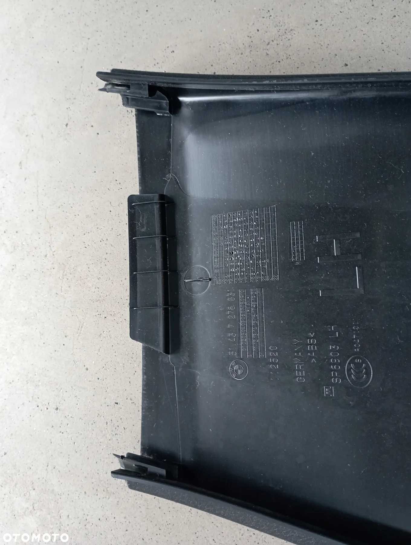 PLASTIK OSŁONA SŁUPKA B BMW F34 3GT czarna lewa dolna - 4
