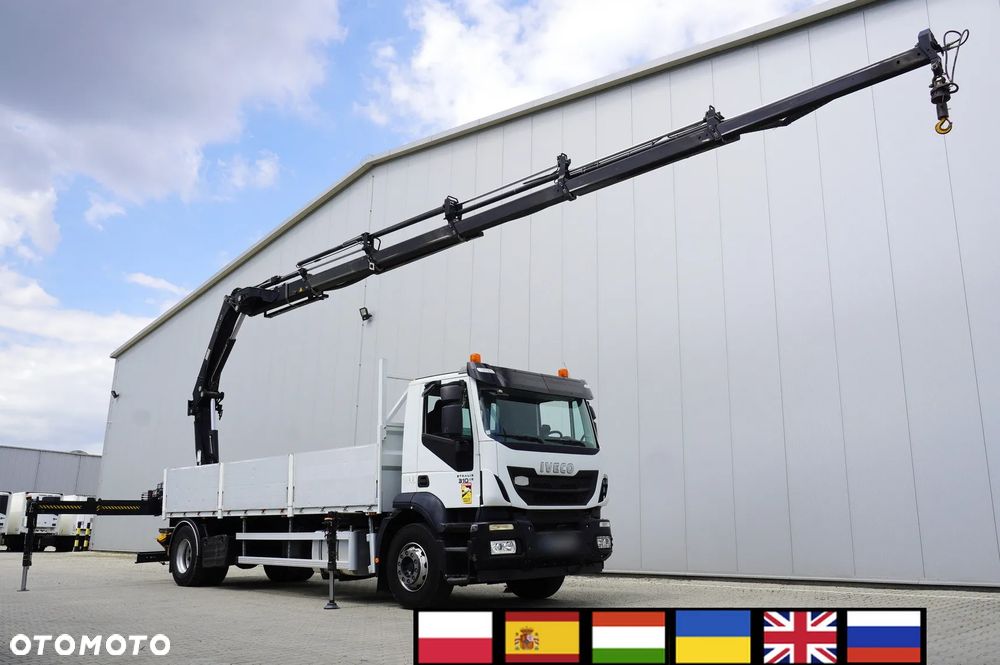 Iveco Stralis 310 E6 / 120 tys. km! / HDS HIAB 211 EP-5 HIDUO / Maks. wysięg 15 m!!! / Pilot / rotator_254040 - 1