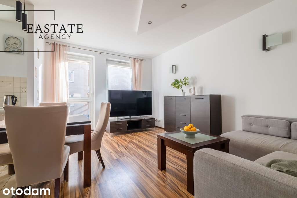 Komfortowe 45.83 m² I Umeblowane I Ciche I Balkon