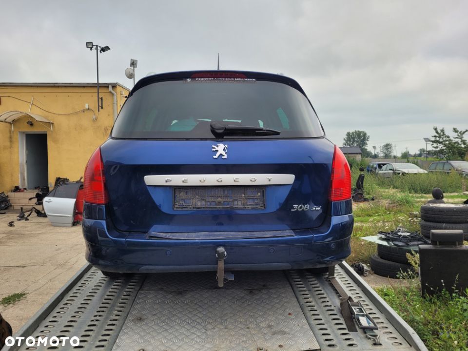 Klapa tylna bagażnika szyba uchylna Peugeot 308 I T7 SW 2009r KPLD kombi - 1