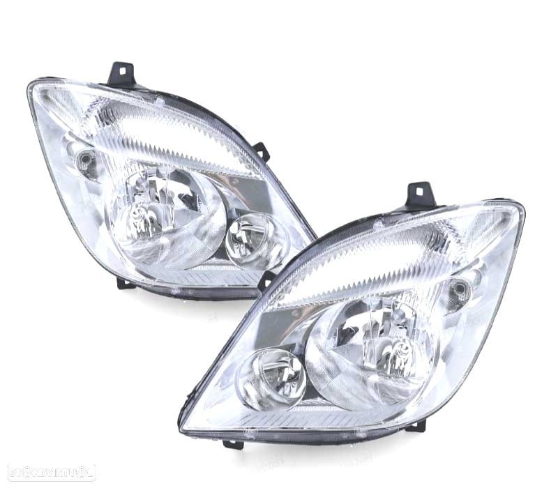 FARÓIS OPTICAS MERCEDES SPRINTER 06- - 1