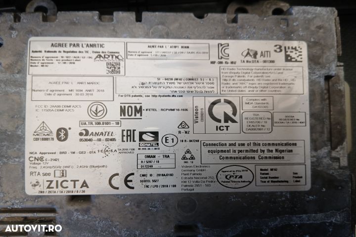 Display bord navigatie A9079001703 A9079001703 Mercedes-Benz Sprinter - 6