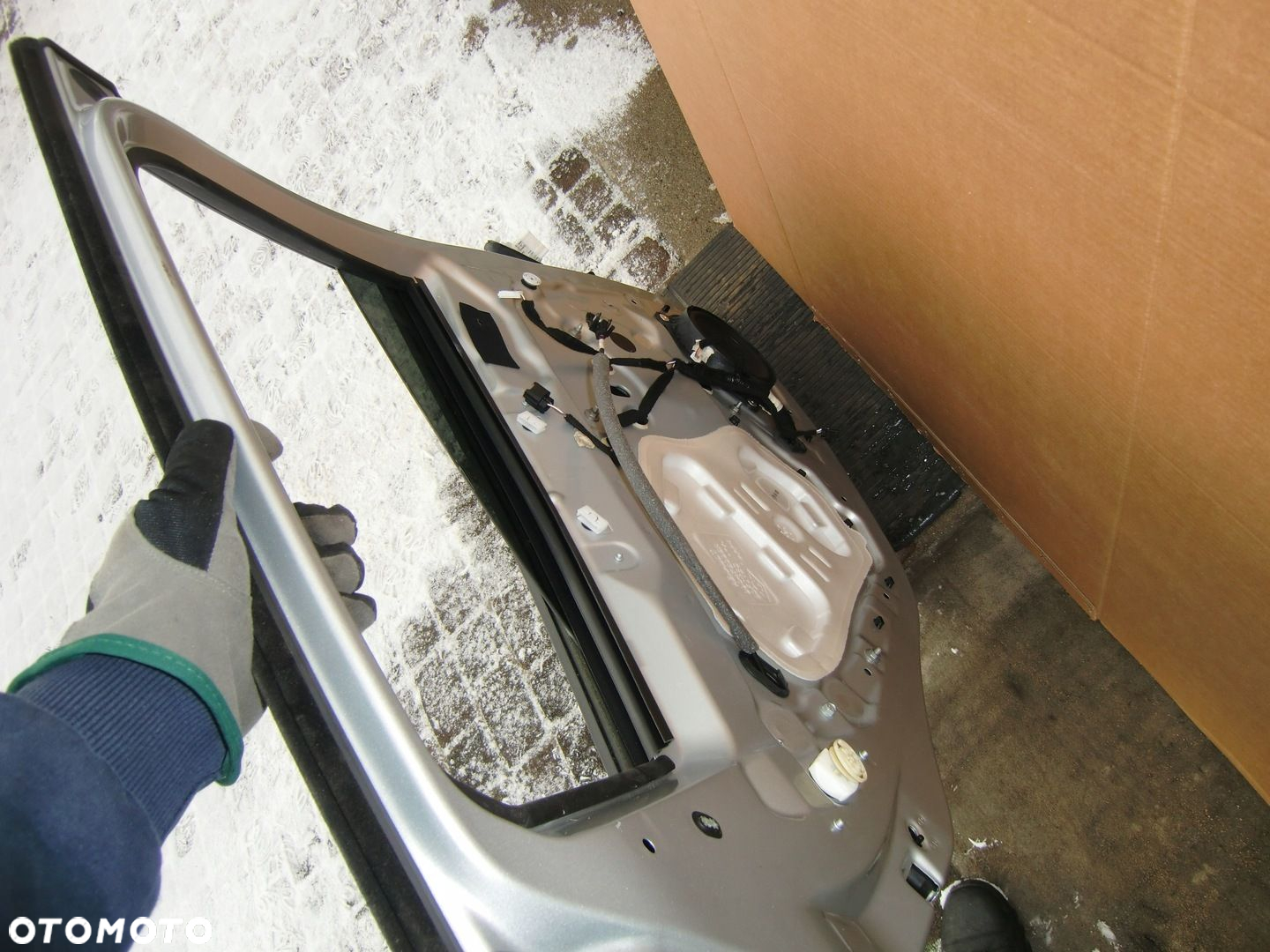DRZWI LEWE TYŁ RENAULT CLIO V ŁADNE SREBNE - 3