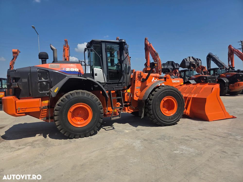 Hitachi ZW250-6, 2018, cupa 4mc, produsa in JAPONIA, masa operationala 22,7tone, anv 23,5R25 80% ok, Consum mediu 10l/ora, camera mers masalier, STARE FOARTE BUJNA-posibilitate leasing 2 ani-PROMOTIE 66.900 EUR+Tva - 4