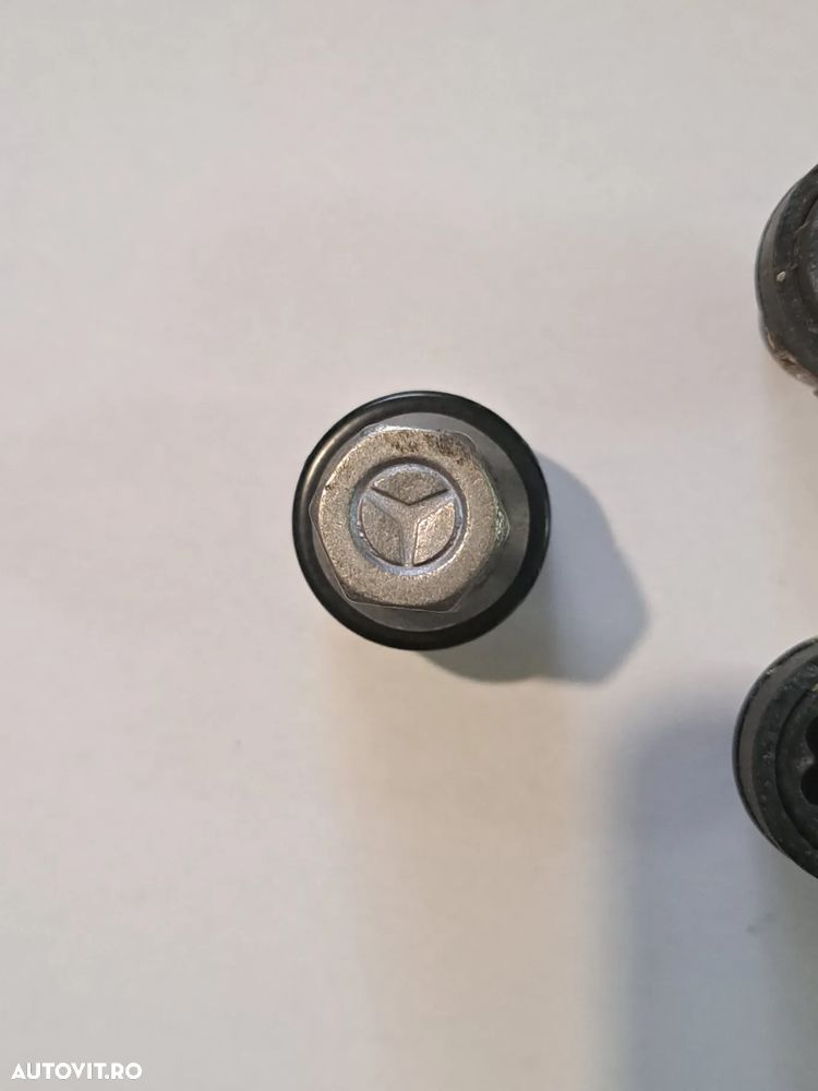 Set 4 prezoane + cheie antifurt Originale Mercedes W169 W176 W204 W205 C117 W213 X156 X253 X204 W222 - 5