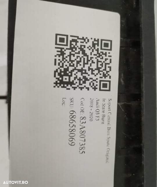 Suport Central Bara Spate Original In Stare Buna Audi  Q3  F3 [2018 - - 4