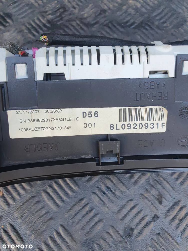 LICZNIK ZEGARY EU 8L0920931F AUDI A3 8L 1.6 8V 102 KM LIFT 00-03 EUROPA - 3