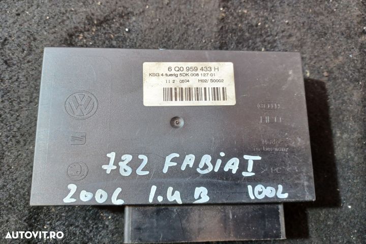 Calculator confort 6Q0 959 433 H 6Q0 959 433 H Skoda Fabia 6Y [faceli - 3