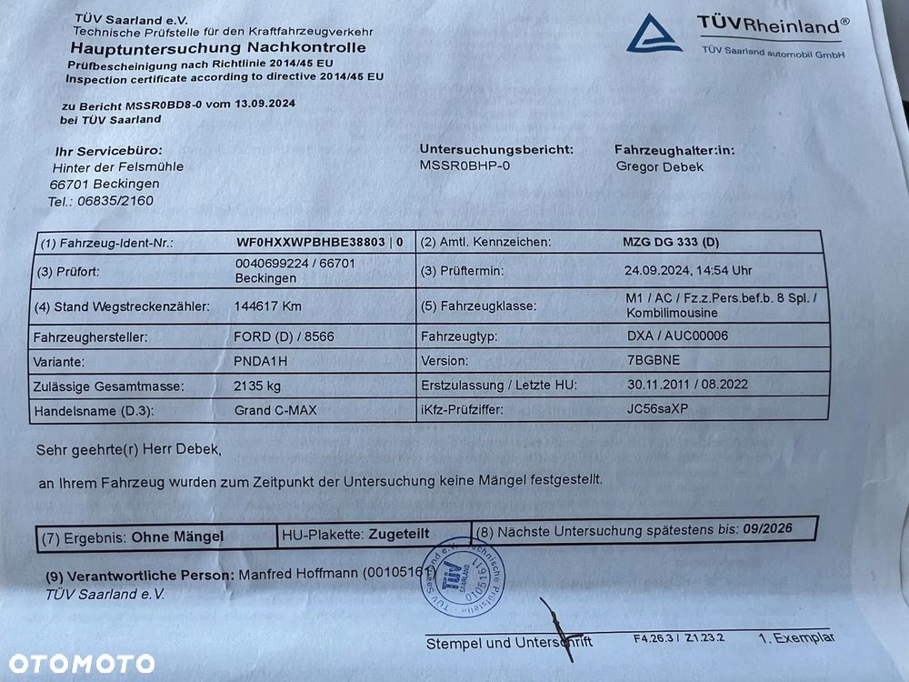 Ford Grand C-MAX 1.6 Titanium - 36