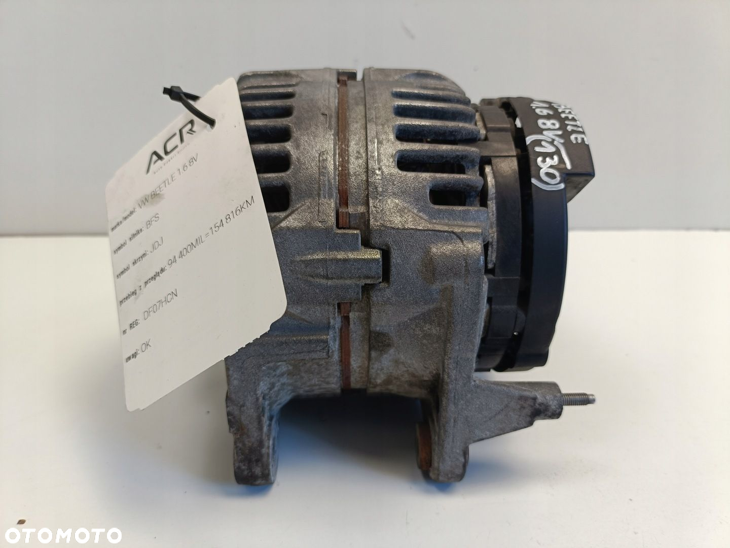 VW New Beetle 1.6 8V ALTERNATOR 70A 06A903026B - 5
