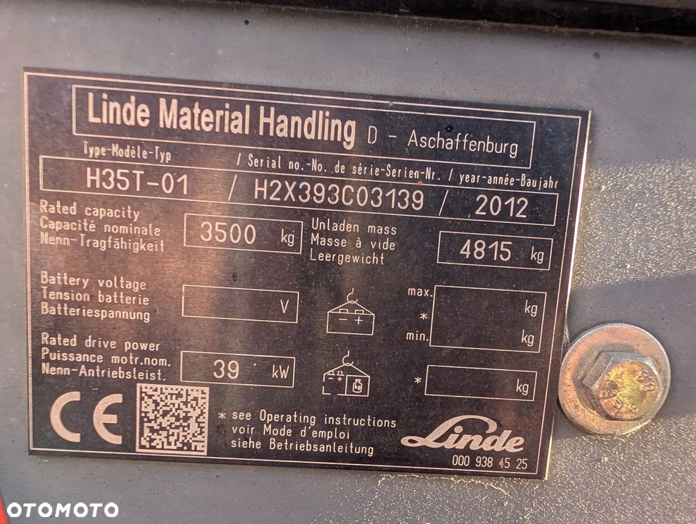 Linde H35T 3.5T GAZ - 9