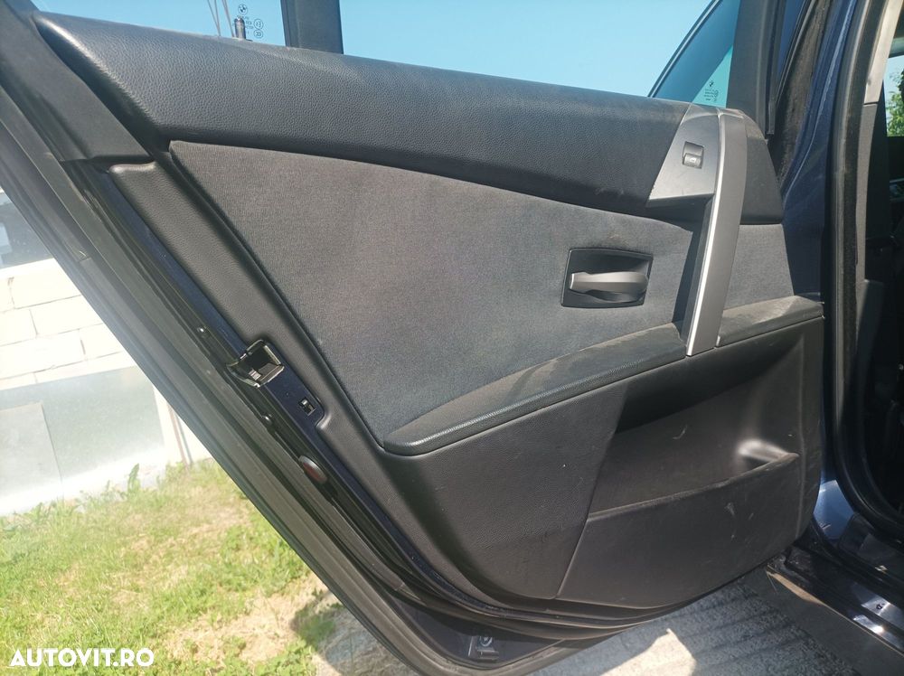 Fețe de uși BMW seria 5 E60 piele și stofă - 3
