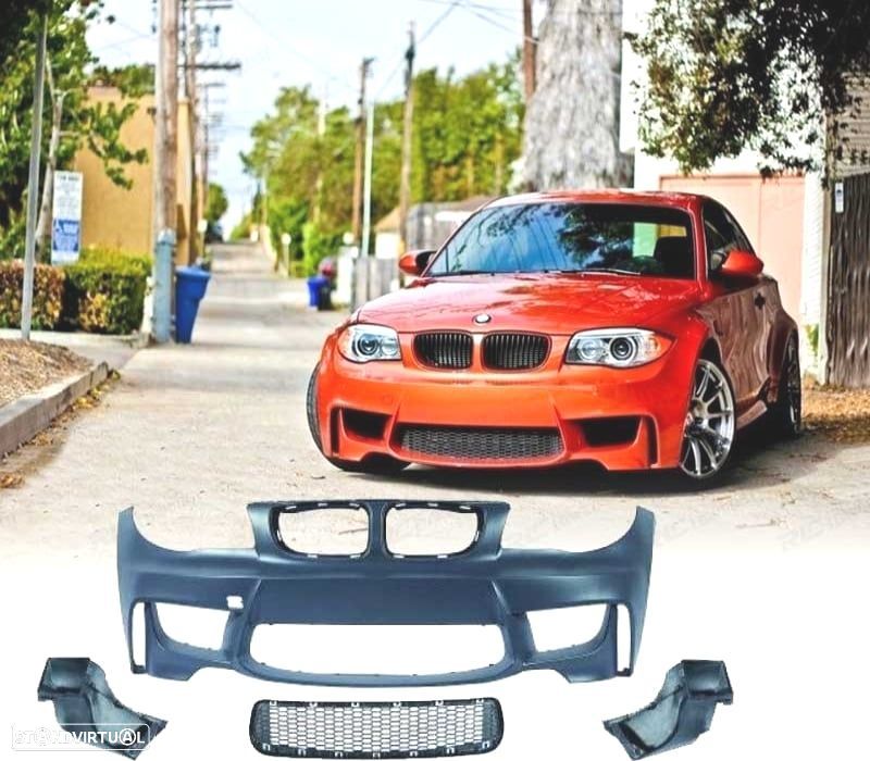 PARA-CHOQUES FRONTAL BMW E81 E87 04-11 LOOK EVO1 - 1