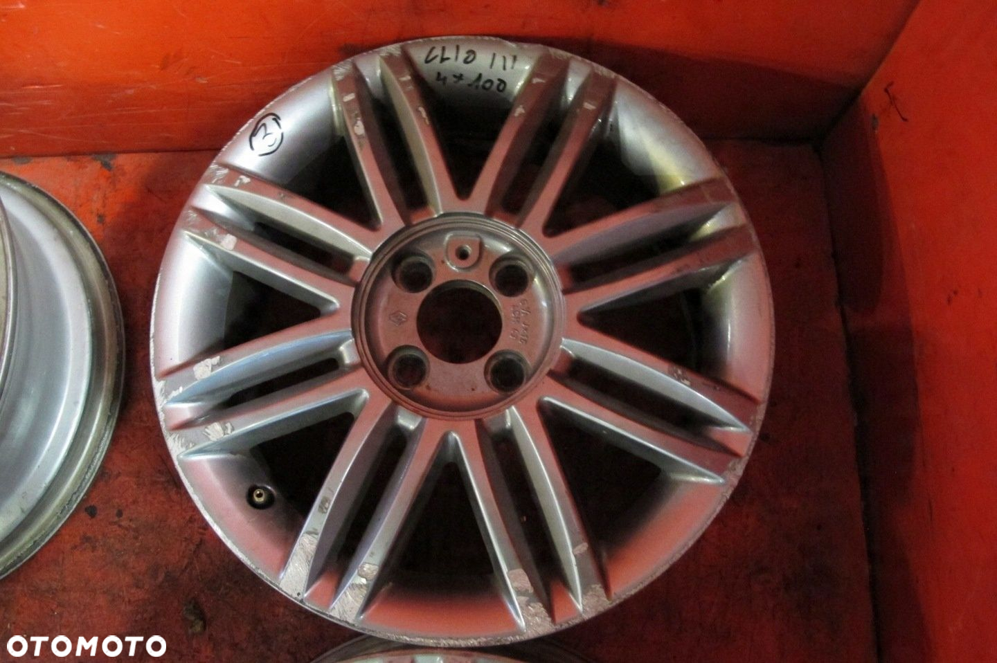 RENAULT CLIO 3 III FELGI ALUMINIOWE 16 4x100 6.5J ET43 KOMPLET - 9