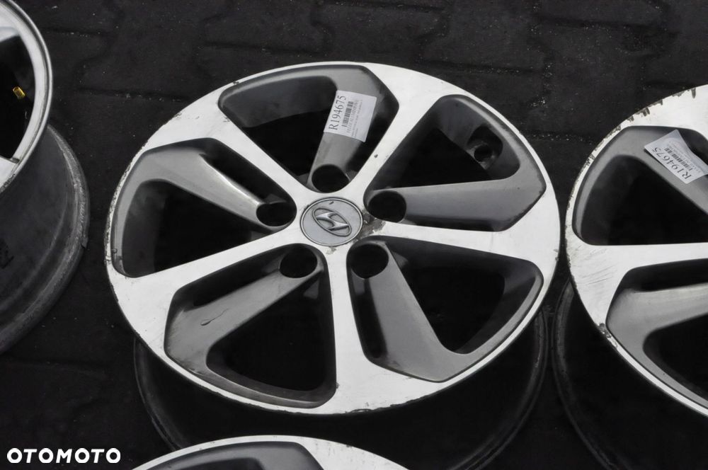 HYUNDAI IX20 ELANTRA FELGI ALUMINIOWE R16" 6.5J 5X114.3 ET 50 52910-A6700 - 2
