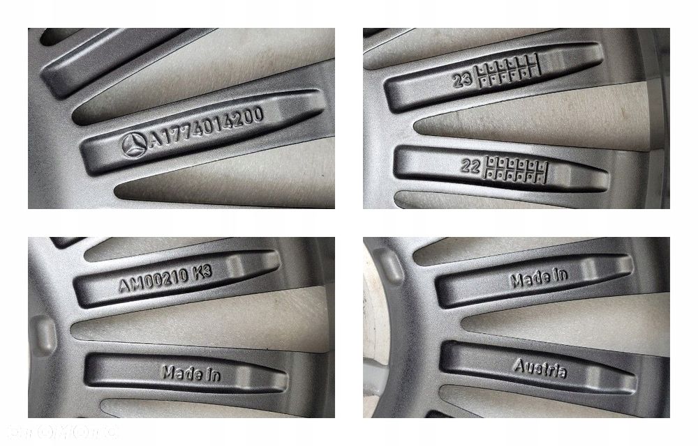 FELGA MERCEDES A-KLASA AMG W177 7,5X19 19 ET49 5X112 A1774014200 - 14