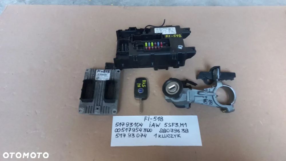 FIAT ALFA ROMEO KOMPUTER SILNIKA KOMPUTER SKRZYNI BIEGÓW ZESTAW STARTOWY - 15